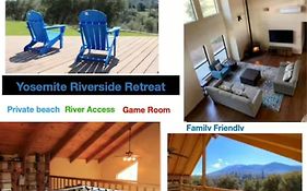 Yosemite Riverside Retreat With Small Beach Access And Air Conditioning